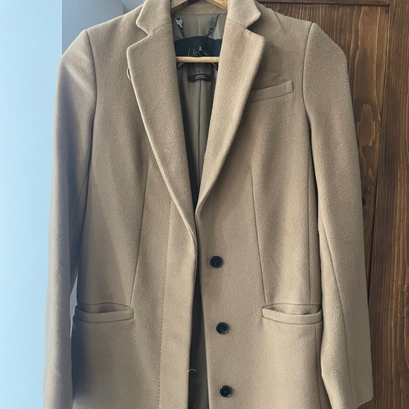 Aritzia Stedman Long Wool Coat XXS - Picture 1 of 2